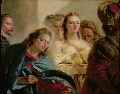 Christ and the Adulteress, 1751 by Giovanni Domenico Tiepolo